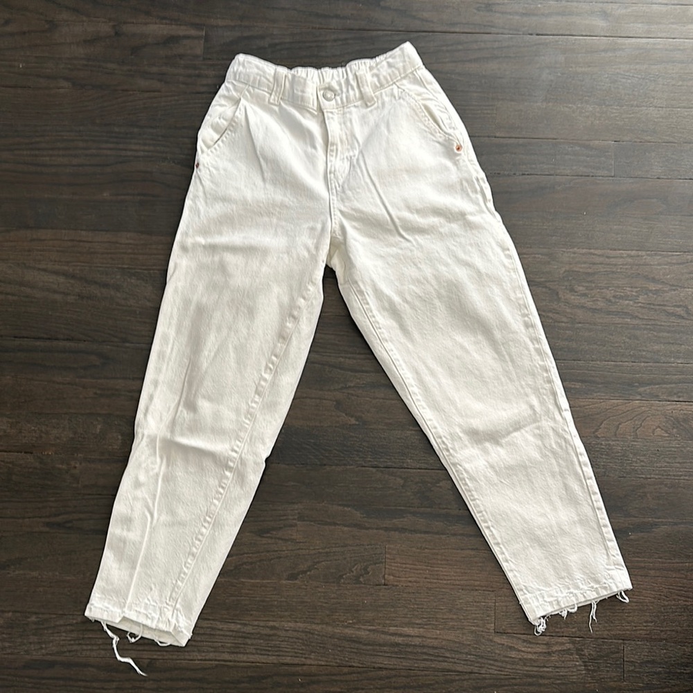Zara White Denim Jeans kids
